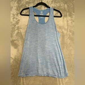 Athletic Works Driworks Lightweight Long Length Tank Top Women’s Medium Blue